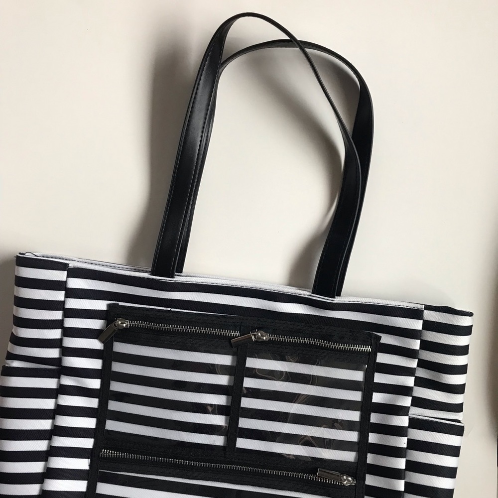 New! Canvas Window Display Zipper Storage Tote - image 2